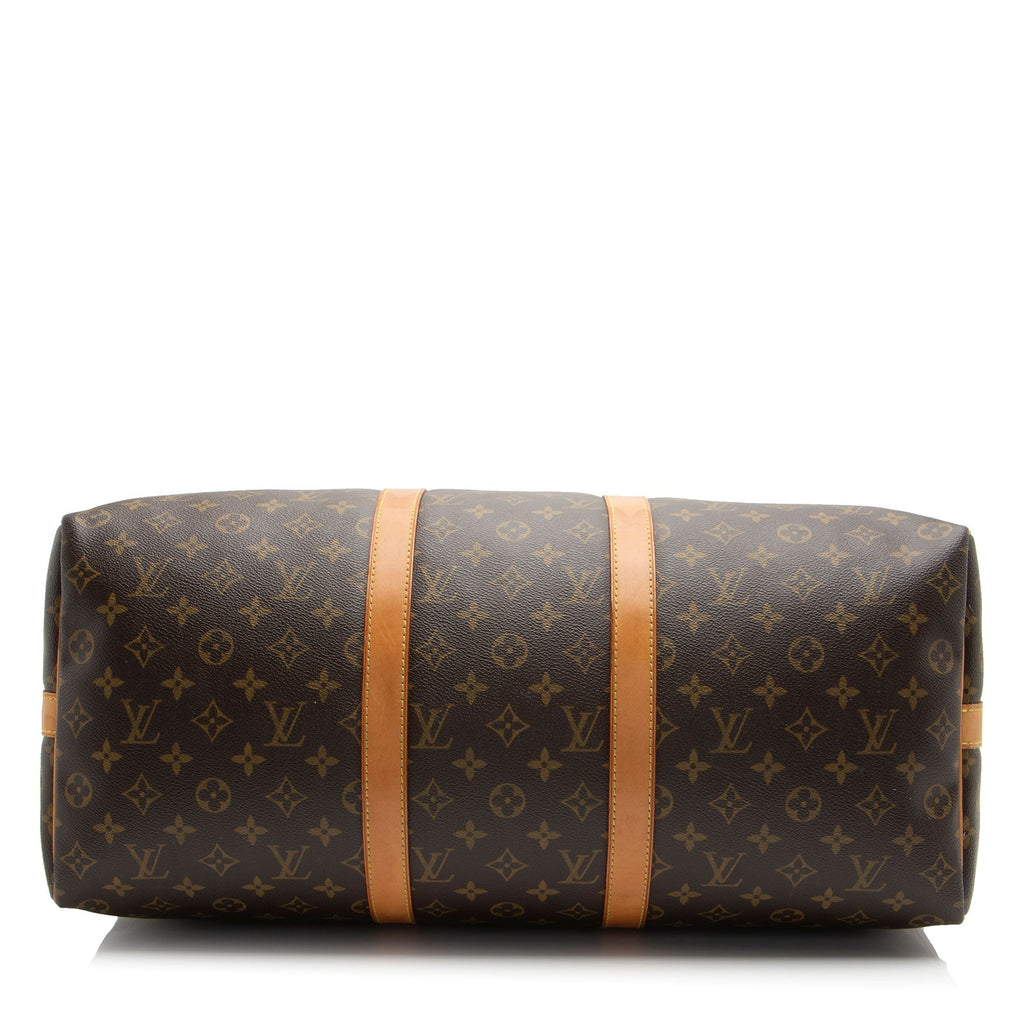 Louis Vuitton Monogram Canvas Keepall Bandouliere 50 Duffle (SHF-krYMXW)