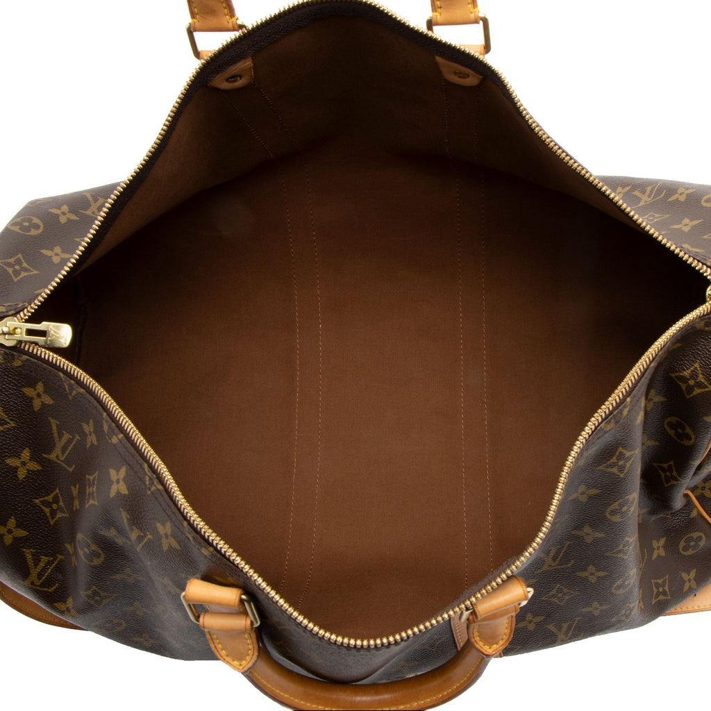 Louis Vuitton Monogram Canvas Keepall Bandouliere 50 Duffle (SHF-krYMXW)