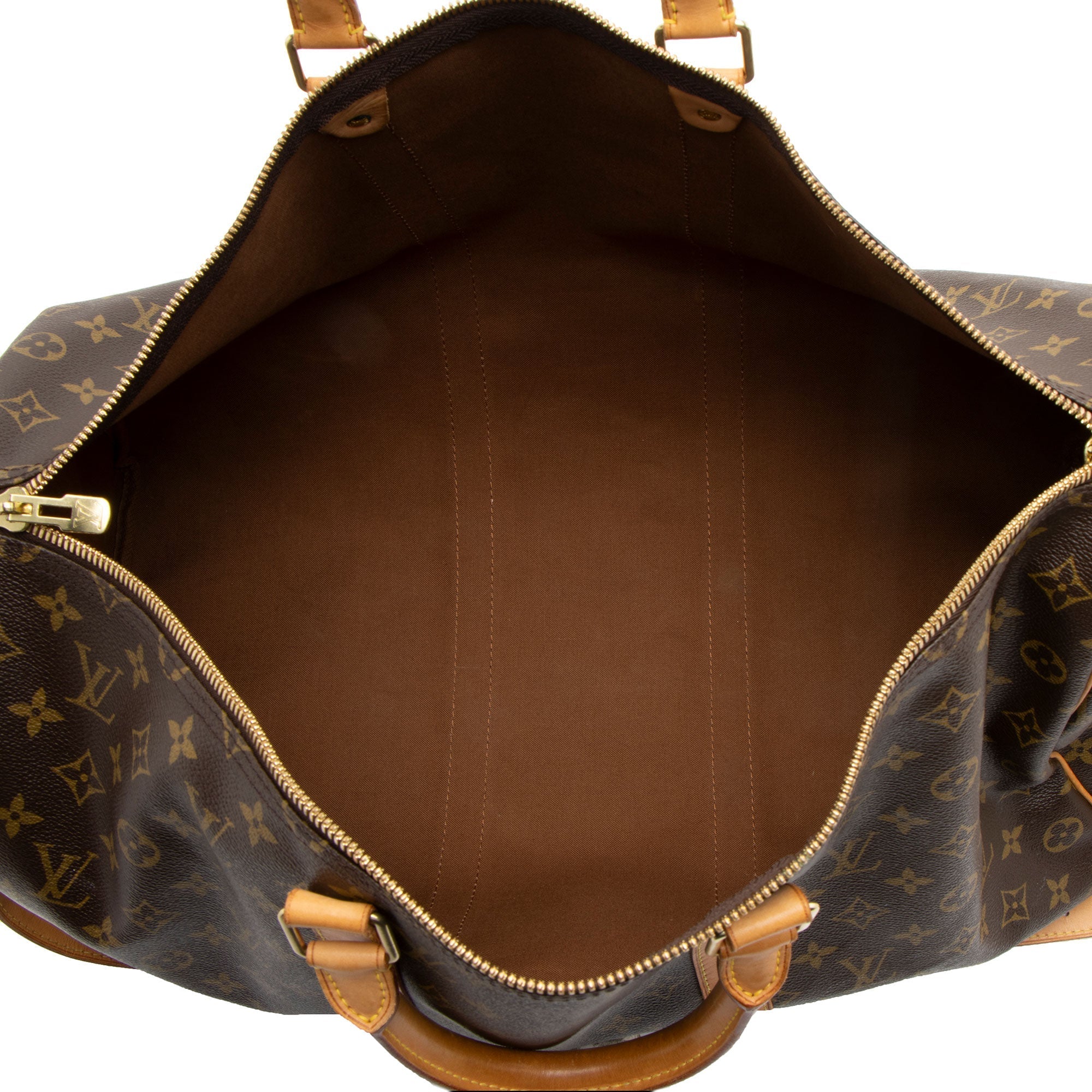 Louis Vuitton Monogram Canvas Keepall Bandouliere 50 Duffle (SHF-krYMXW)