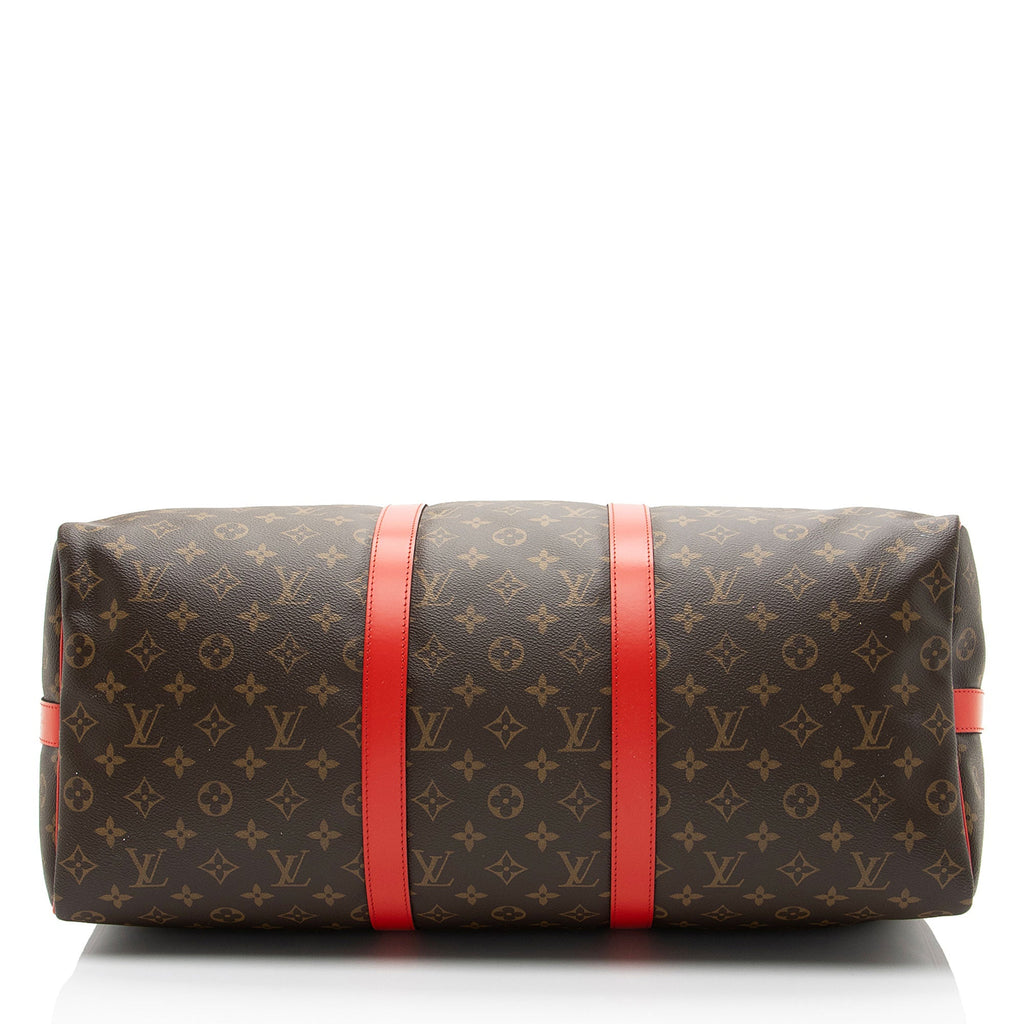 Louis Vuitton Monogram Canvas Keepall Bandouliere 50 Duffle