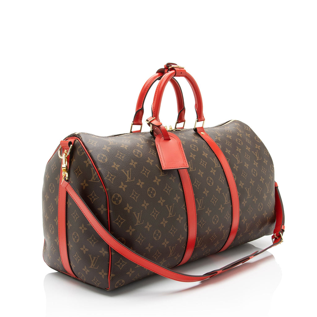 Louis Vuitton Monogram Canvas Keepall Bandouliere 50 Duffle