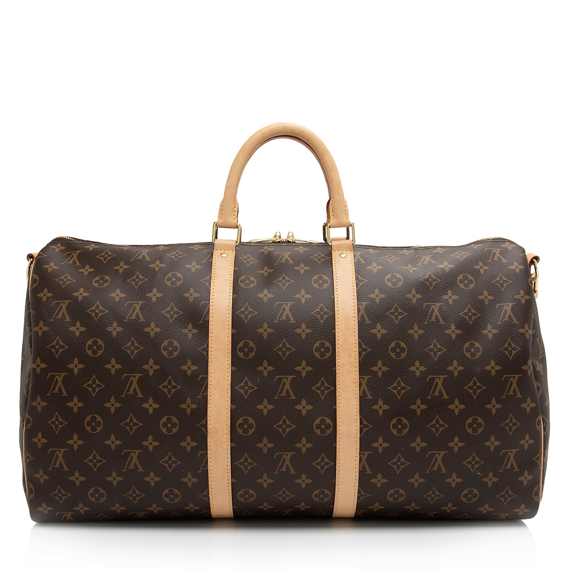 Louis Vuitton  Monogram Canvas Keepall Bandouliere 50 Duffle Bag (SHF-JnQc5j)