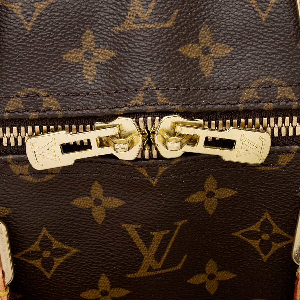Louis Vuitton Monogram Canvas Keepall Bandouliere 55 Duffle Bag (SHF-22086)