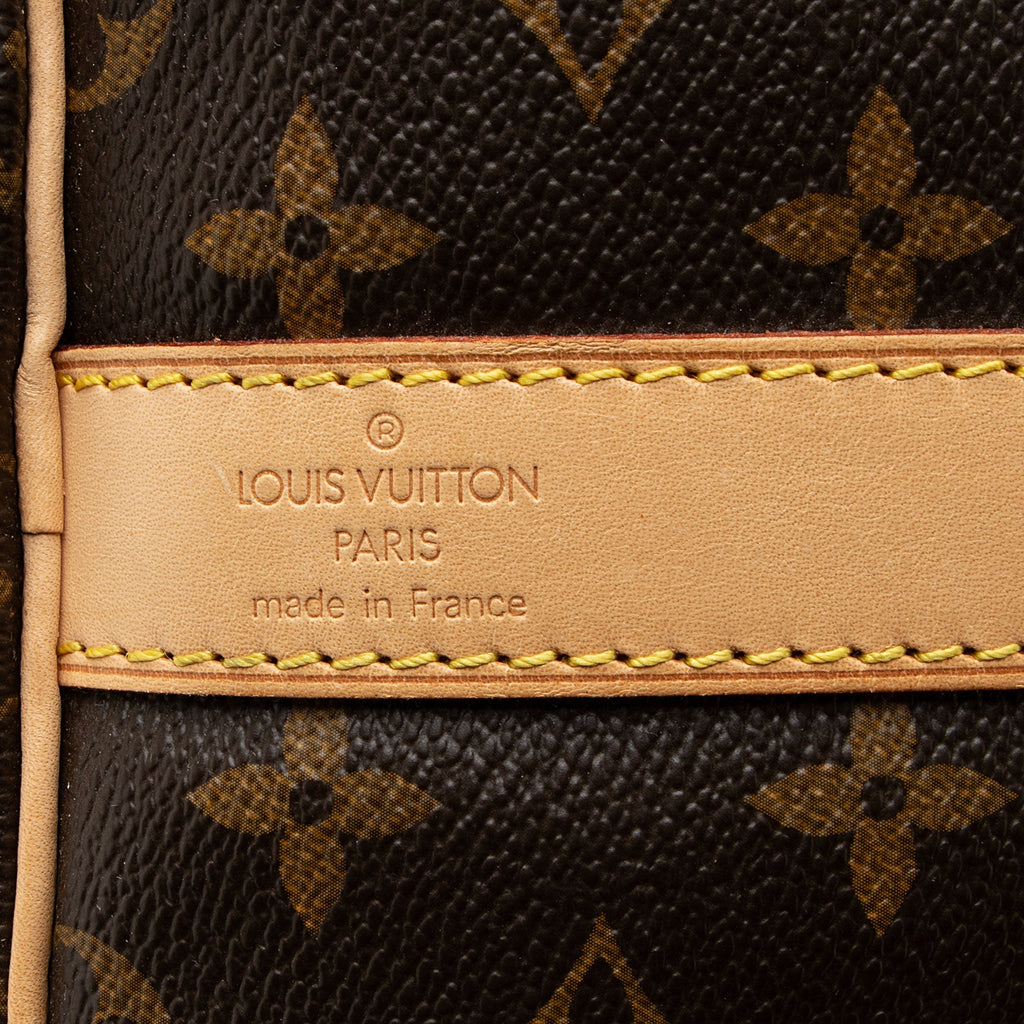Louis Vuitton Monogram Canvas Keepall Bandouliere 55 Duffle Bag (SHF-MAqUH6)