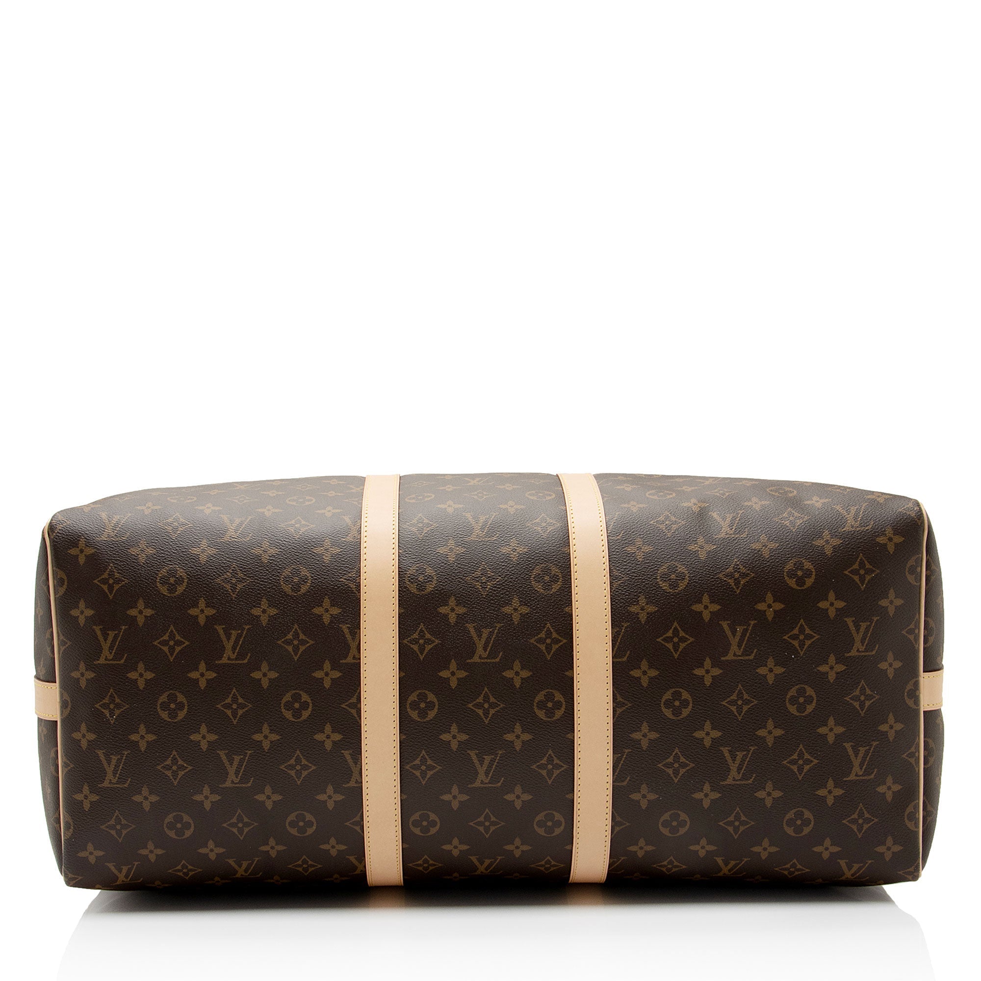 Louis Vuitton Monogram Canvas Keepall Bandouliere 55 Duffle Bag (SHF-QdZLLY)