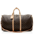 Louis Vuitton Monogram Canvas Keepall Bandouliere 55 Duffle Bag (SHF-QdZLLY)