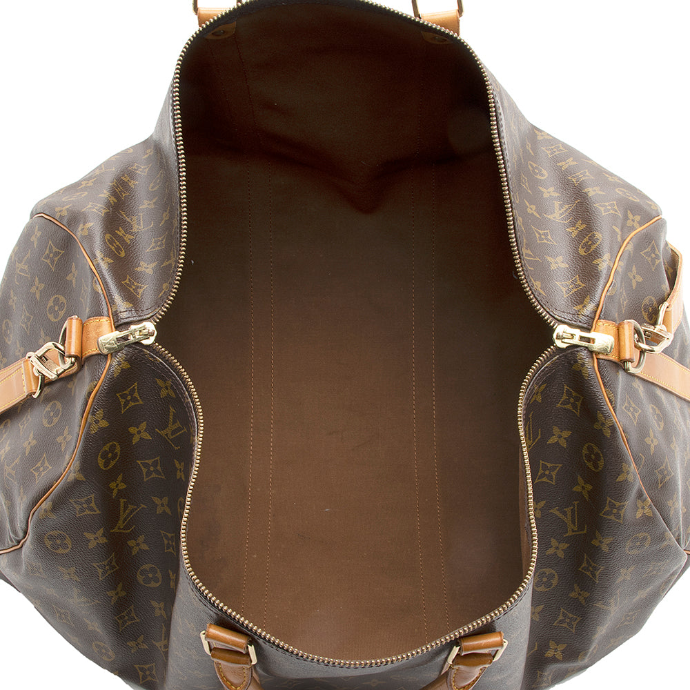 Louis Vuitton  Monogram Canvas Keepall Bandouliere 60 Duffel Bag - FINAL SALE (SHF-20342)