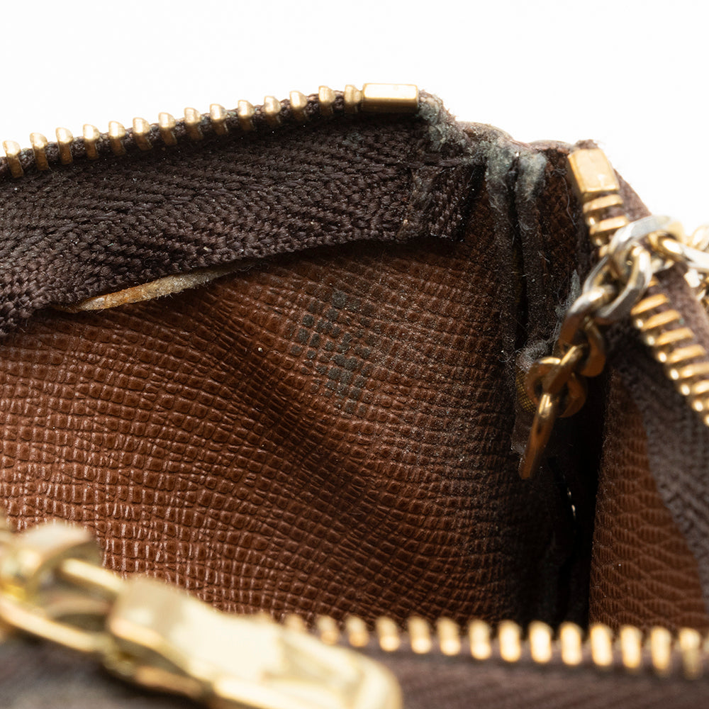 Louis Vuitton Monogram Canvas Key Pouch (SHF-18063)