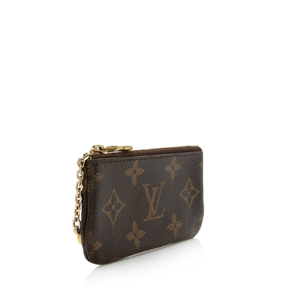 Louis Vuitton Monogram Canvas Key Pouch (SHF-18063)