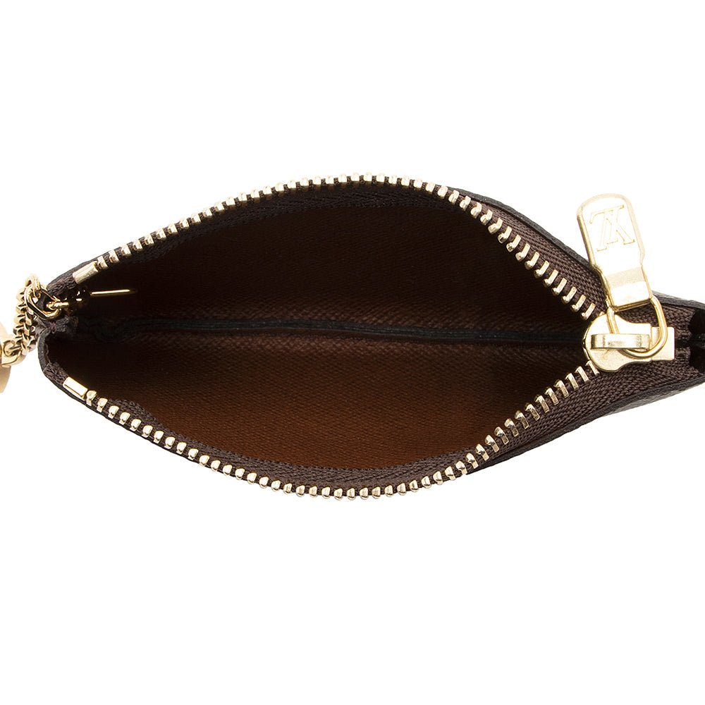 Louis Vuitton Monogram Canvas Key Pouch (SHF-21653)