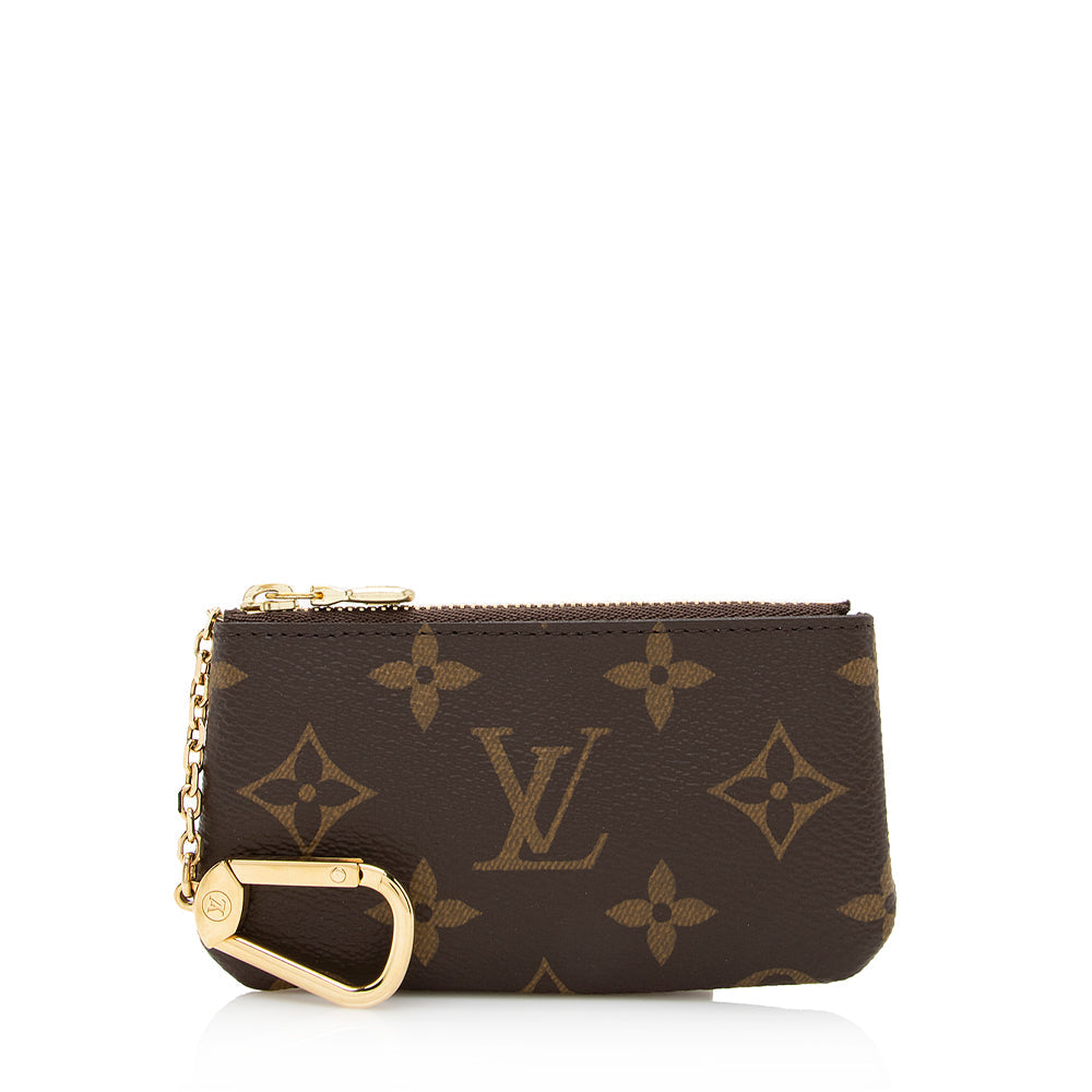 Louis Vuitton Monogram Canvas Key Pouch (SHF-23432)