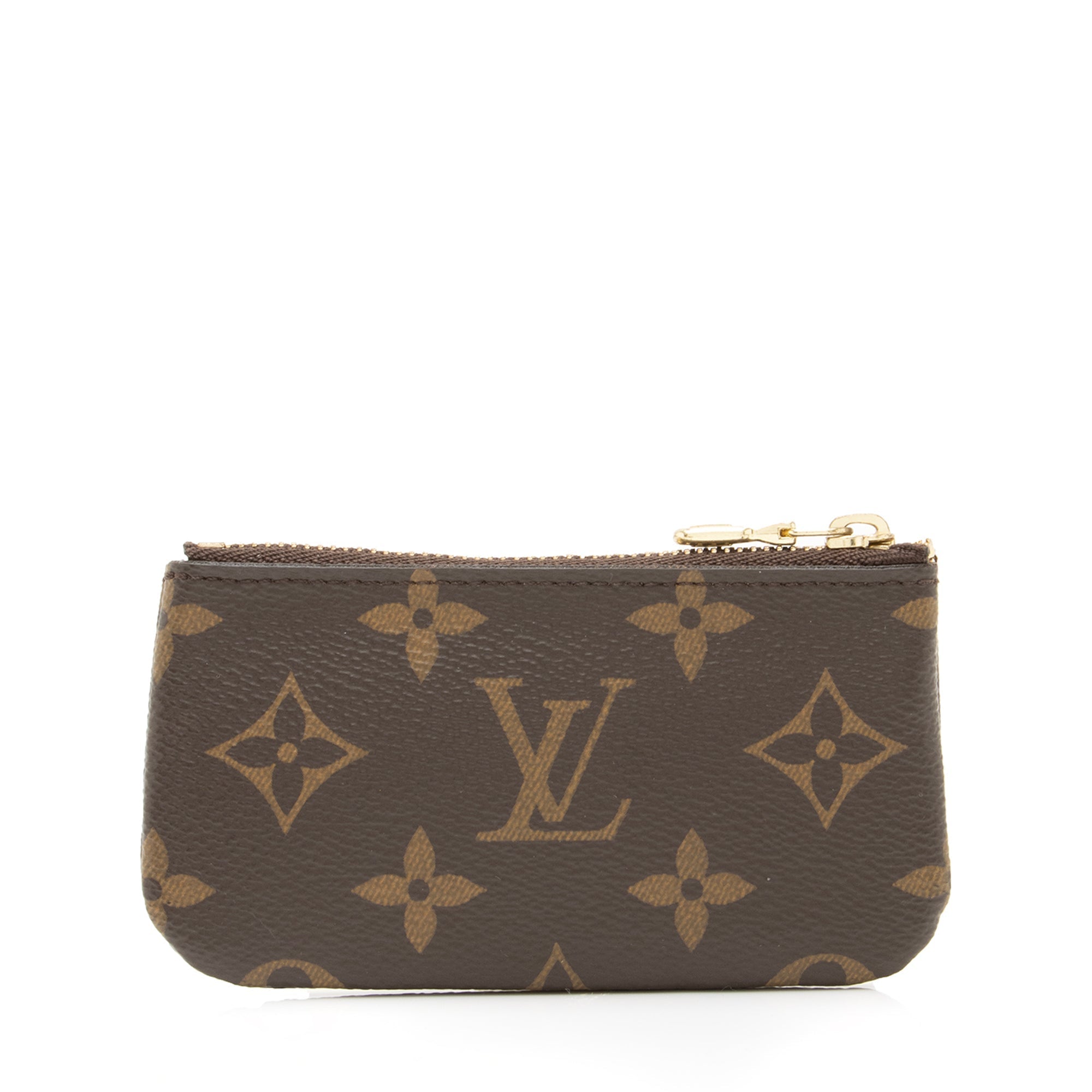 Louis Vuitton Monogram Canvas Key Pouch (SHF-23909)