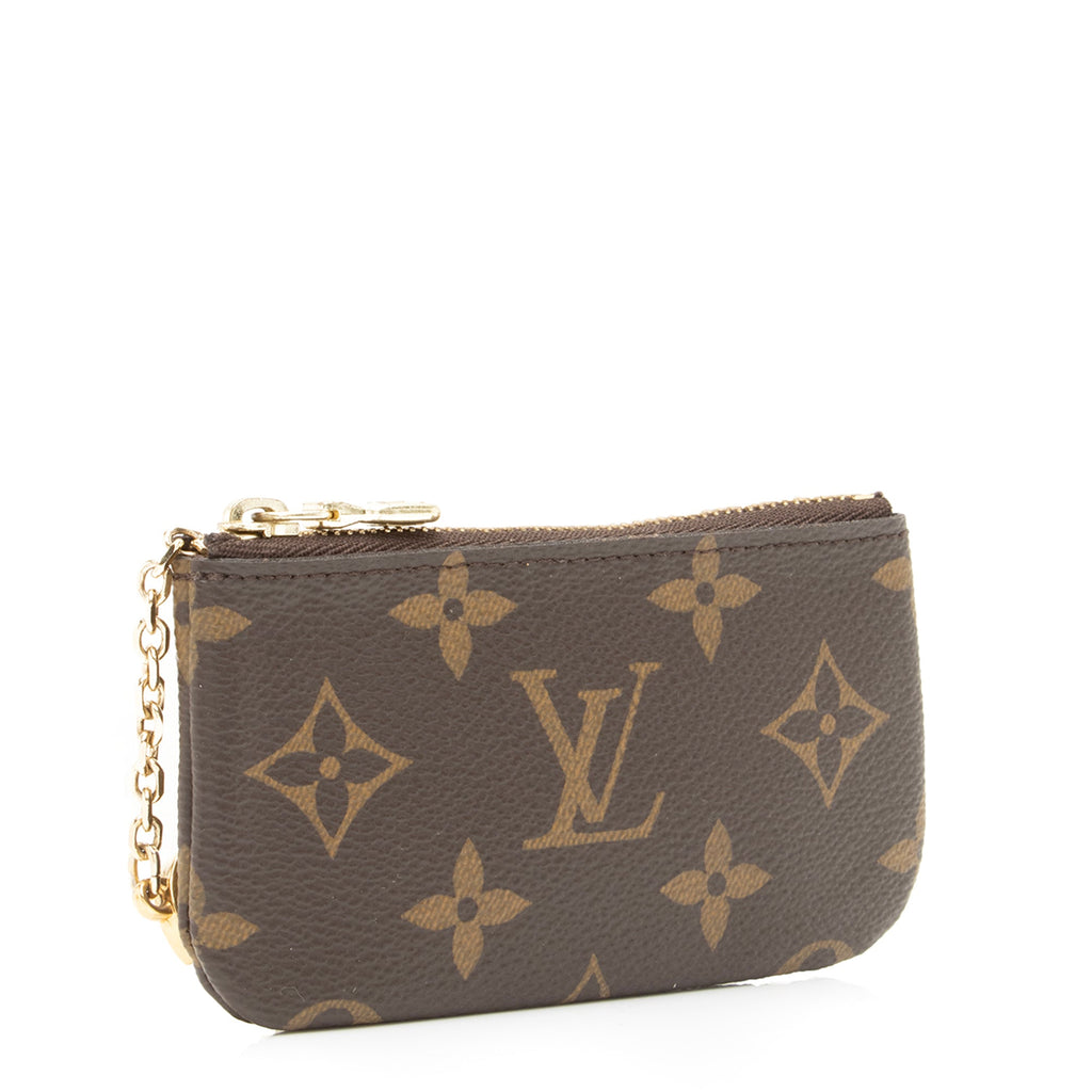 Louis Vuitton Monogram Canvas Key Pouch (SHF-23909)