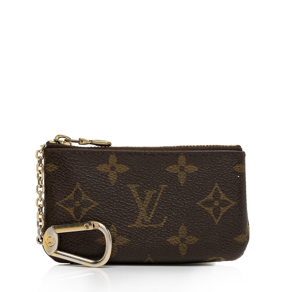 Louis Vuitton Monogram Canvas Key Pouch (SHF-lwo6sC)