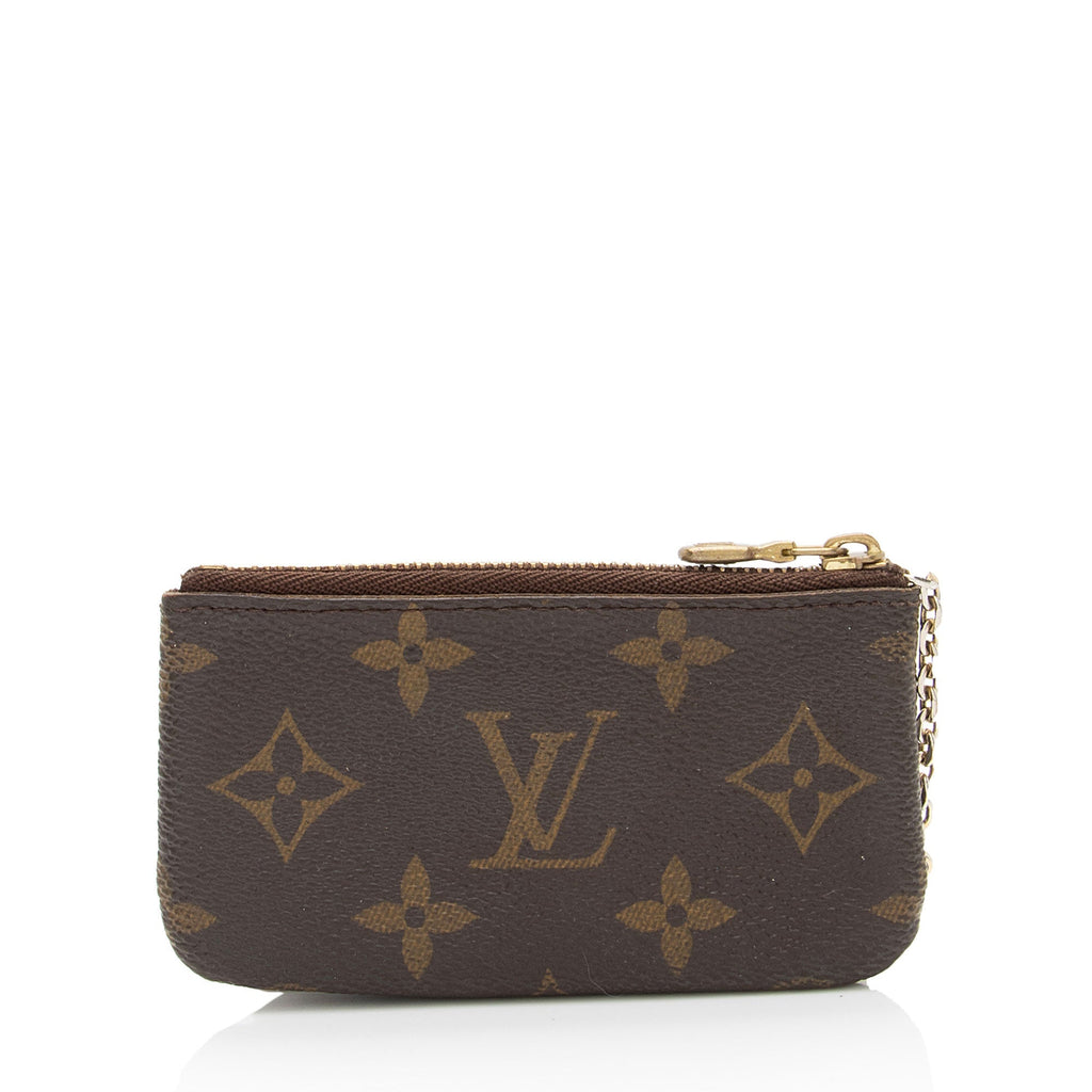 Louis Vuitton Monogram Canvas Key Pouch (SHF-s4d9B7)