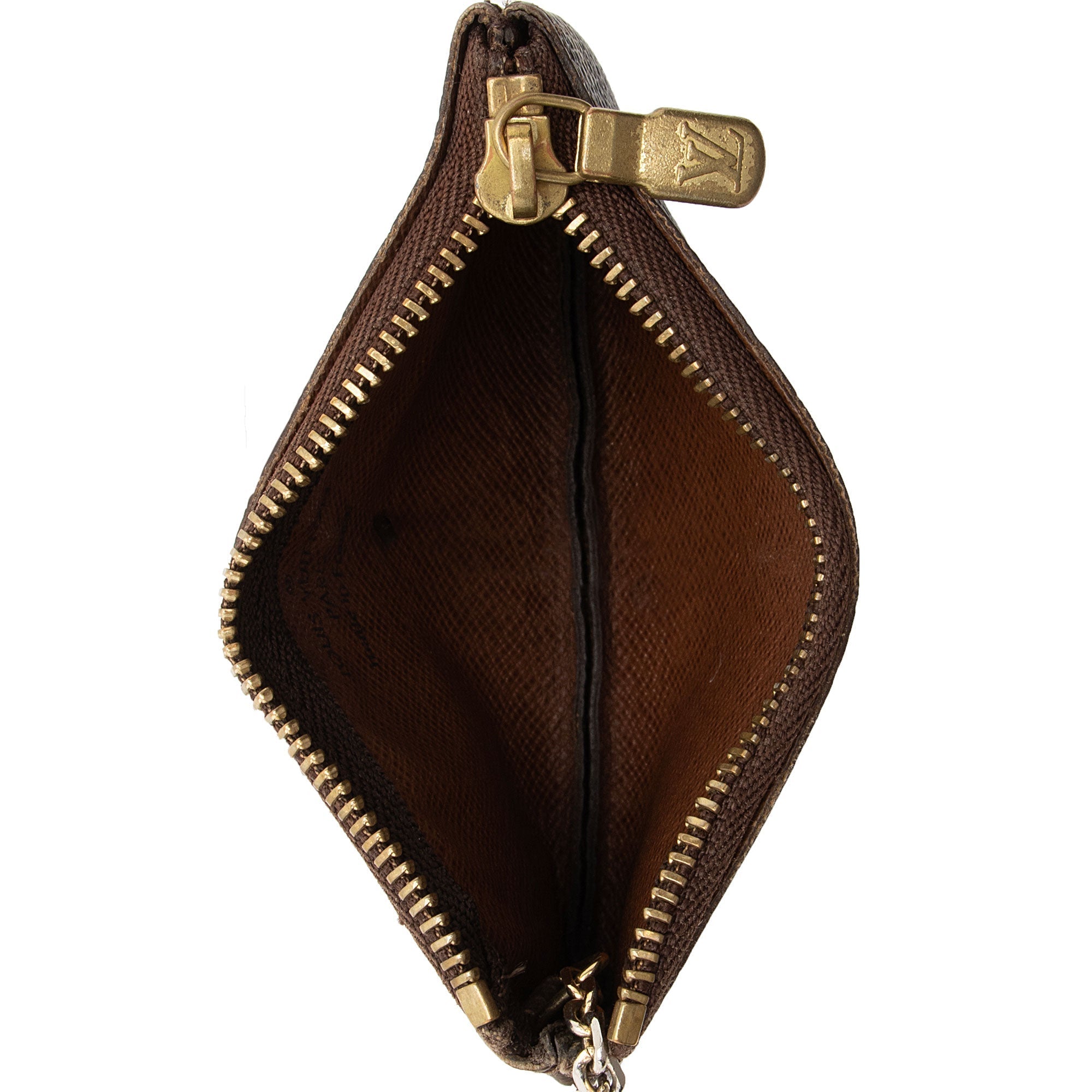 Louis Vuitton Monogram Canvas Key Pouch (SHF-s4d9B7)