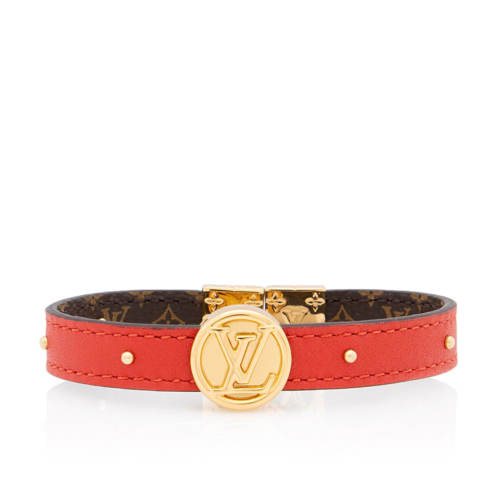 Louis Vuitton Mini Monogram Canvas LV Circle Reversible Bracelet