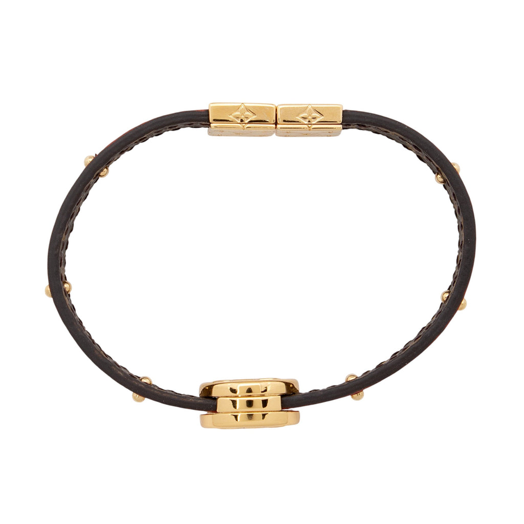 Louis Vuitton Mini Monogram Canvas LV Circle Reversible Bracelet