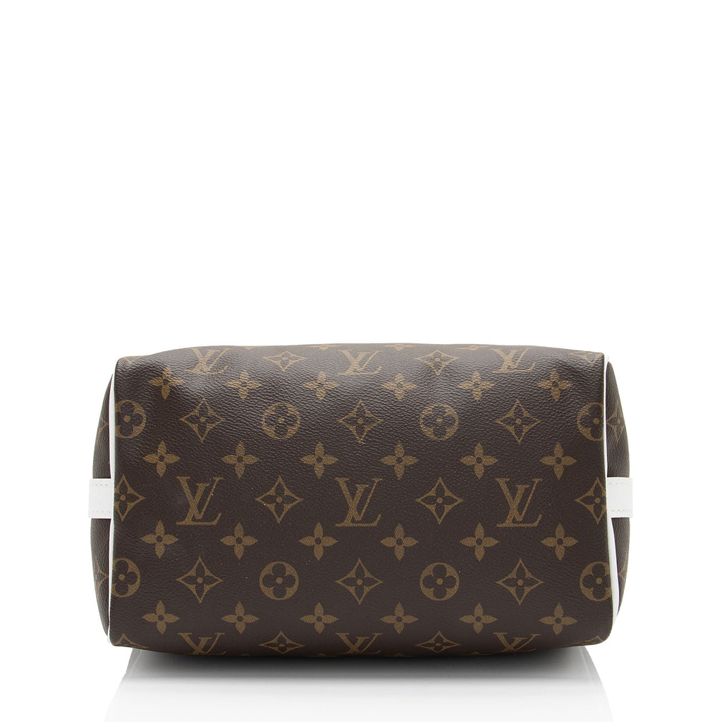 Louis Vuitton Monogram Canvas LV Match Speedy Bandouliere 25 Satchel (SHF-C23die)