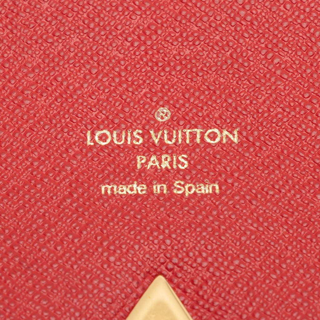 Louis Vuitton Monogram Canvas Leather Kimono Wallet (SHF-WVTTkh)