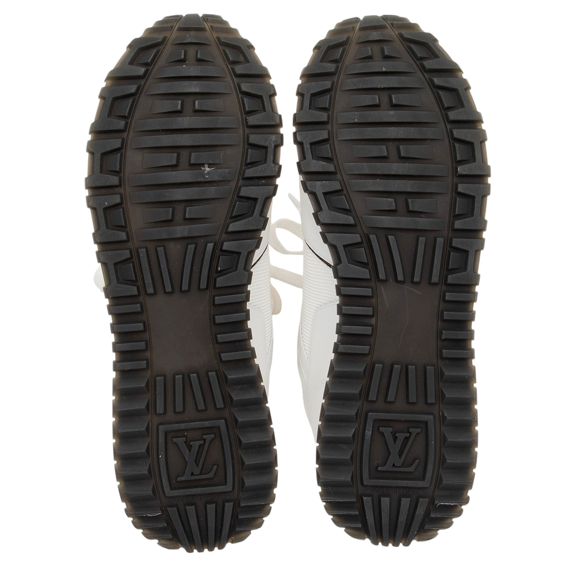 Louis Vuitton Monogram Canvas Leather Run Away Sneakers - Size 8 / 38 (SHF-Vp0CUb)
