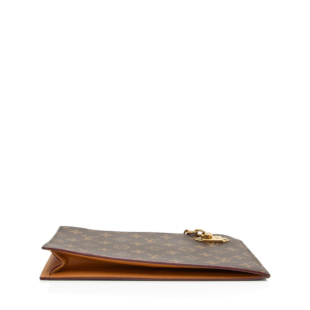 Louis Vuitton Monogram Canvas Legacy Chain Clutch