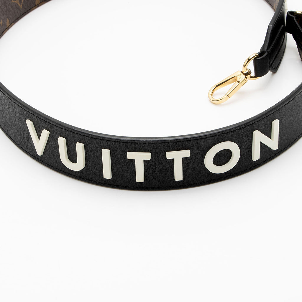 Louis Vuitton Monogram Canvas Letter Bandouliere Shoulder Strap (SHF-Ui82um)