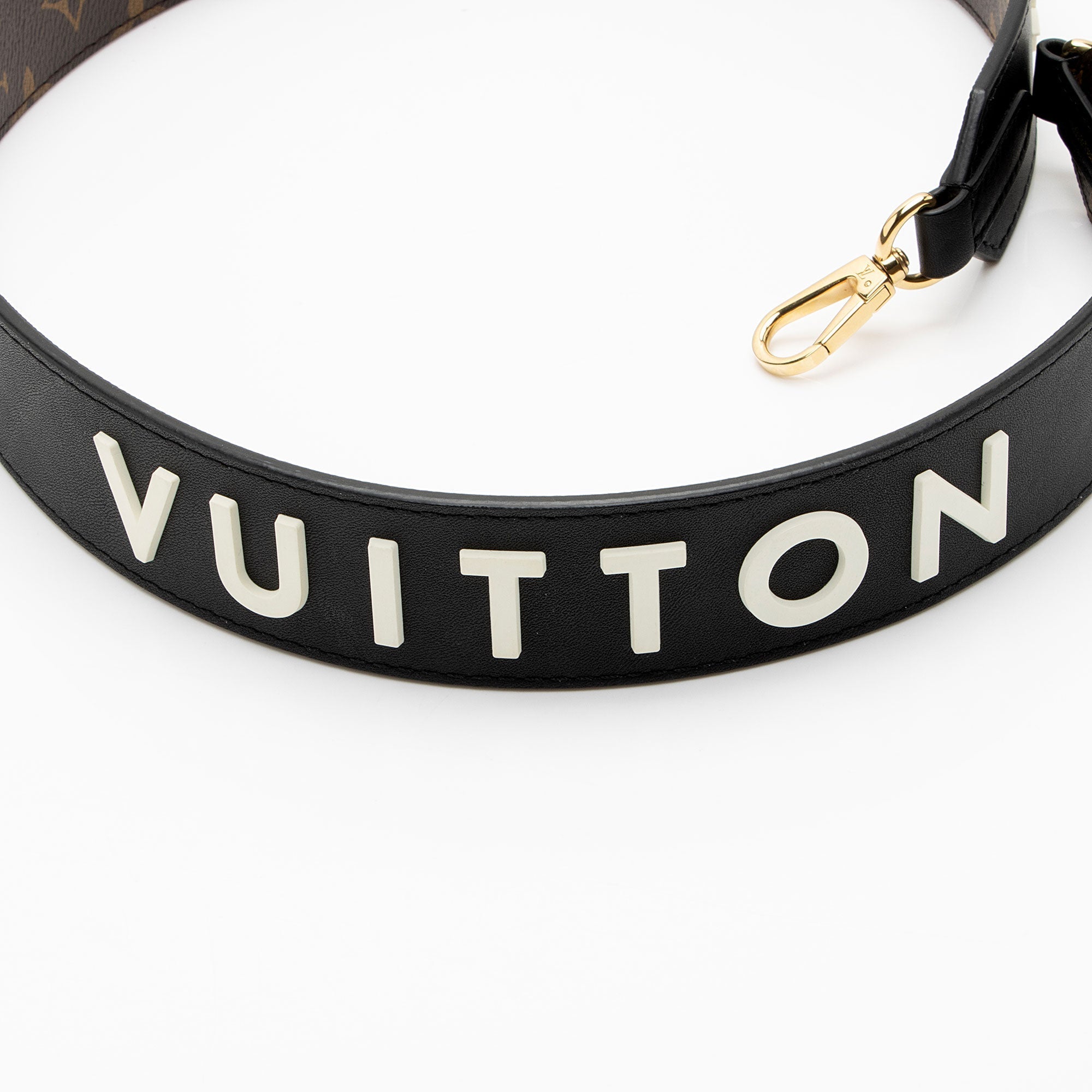Louis Vuitton Monogram Canvas Letter Bandouliere Shoulder Strap (SHF-Ui82um)