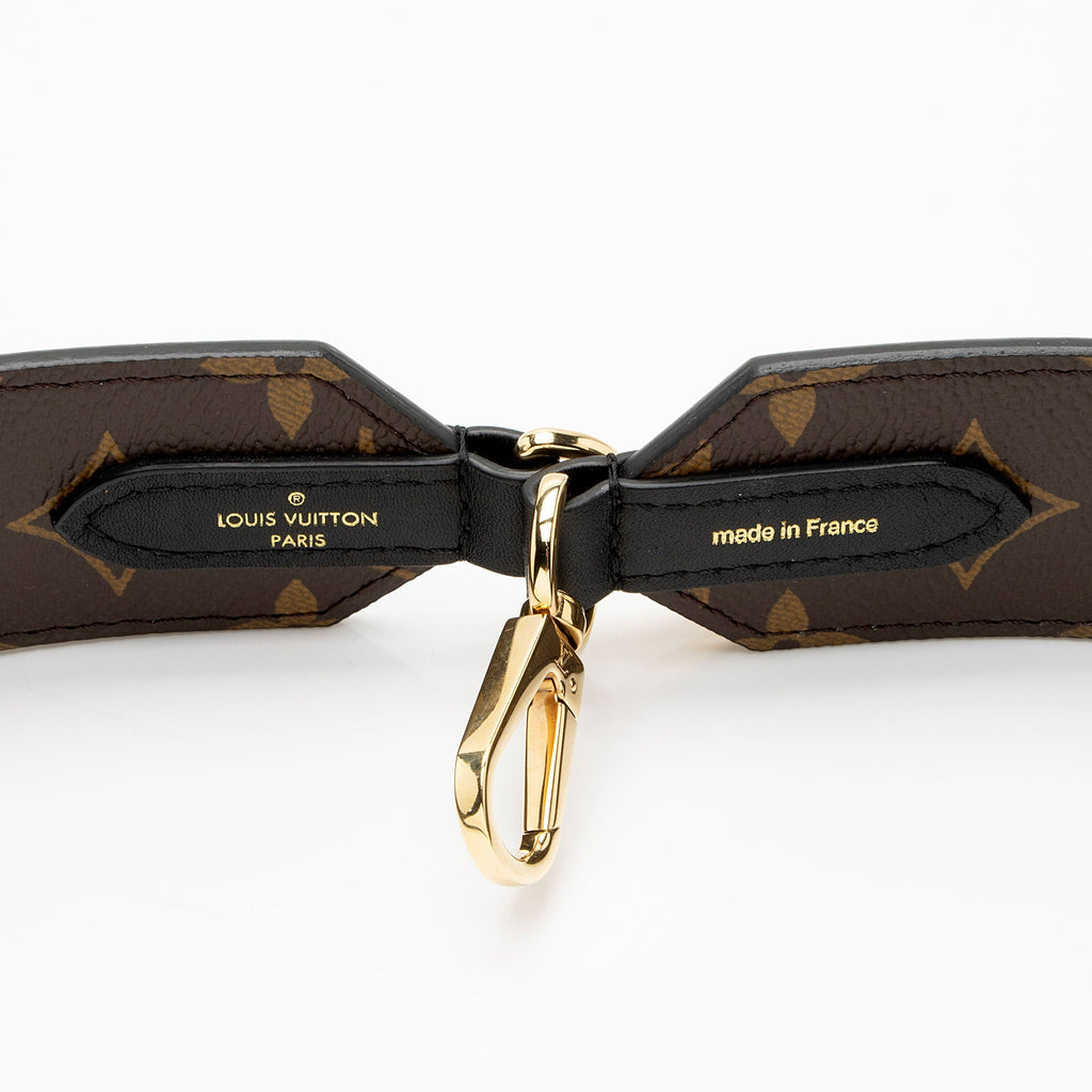 Louis Vuitton Monogram Canvas Letter Bandouliere Shoulder Strap (SHF-Ui82um)