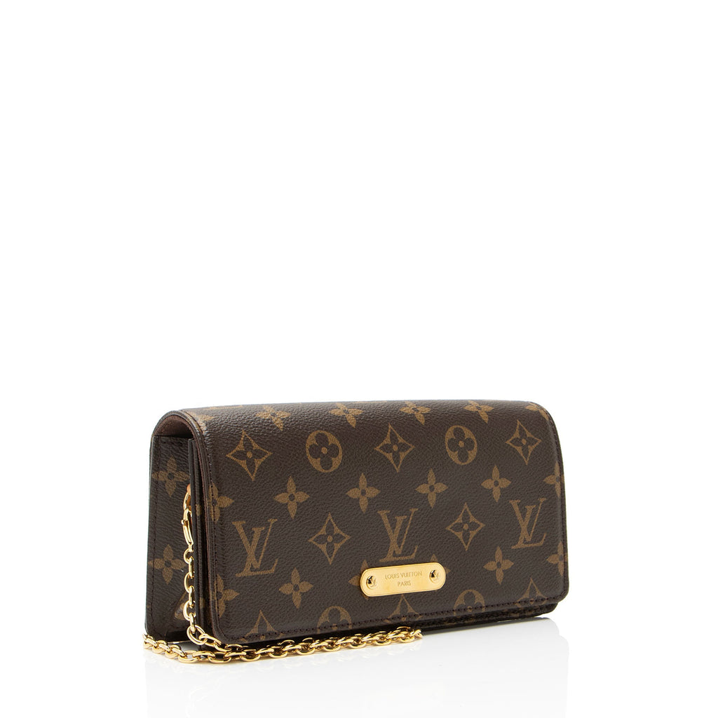 Louis Vuitton Monogram Canvas Lily Wallet on Chain