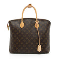 Louis Vuitton Monogram Canvas Lockit MM Satchel (SHF-23823)