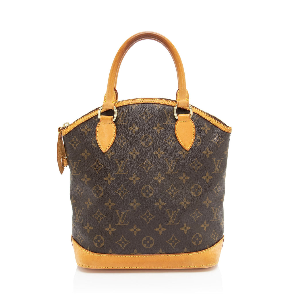 Louis Vuitton Monogram Canvas Lockit Satchel (SHF-AX2bhZ)