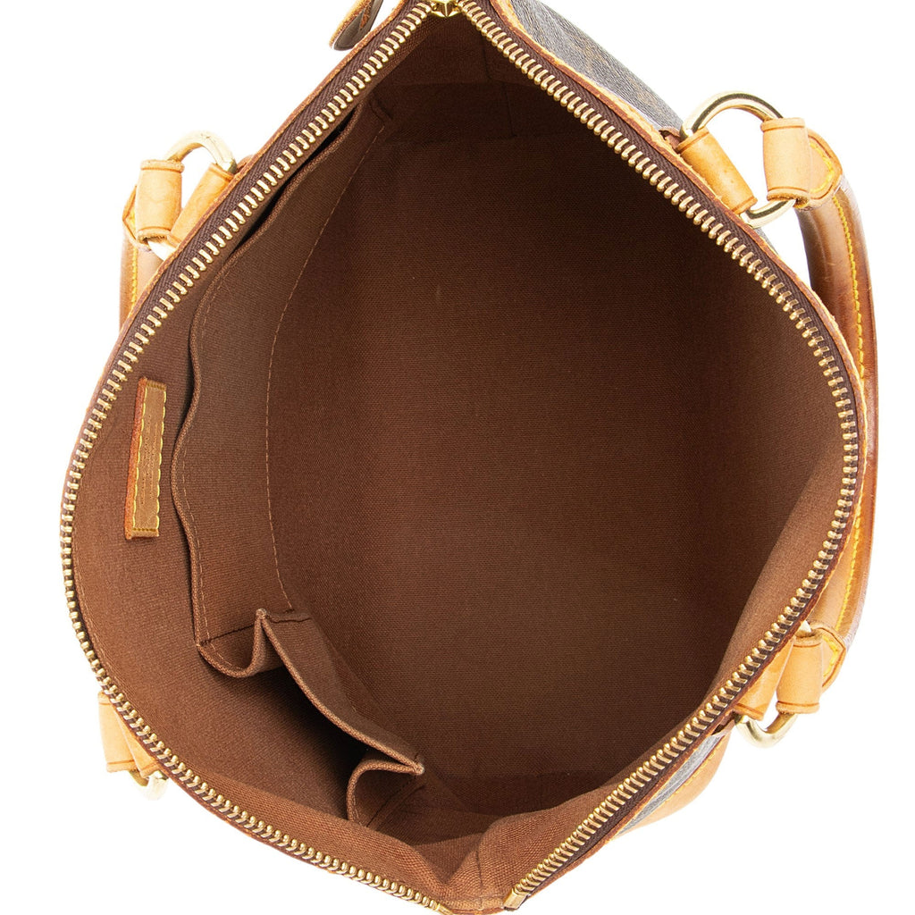 Louis Vuitton Monogram Canvas Lockit Satchel (SHF-AX2bhZ)