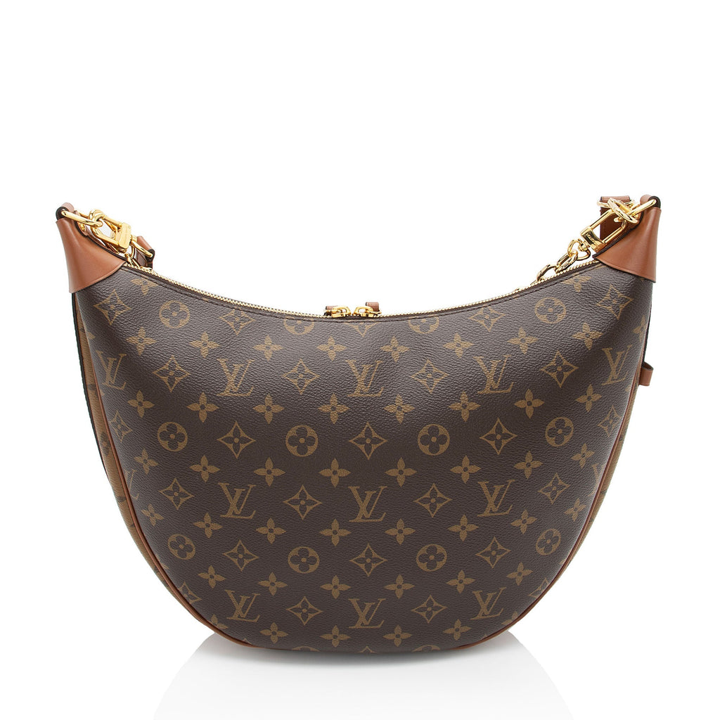Louis Vuitton Monogram Canvas Loop Hobo (SHF-wexBck)