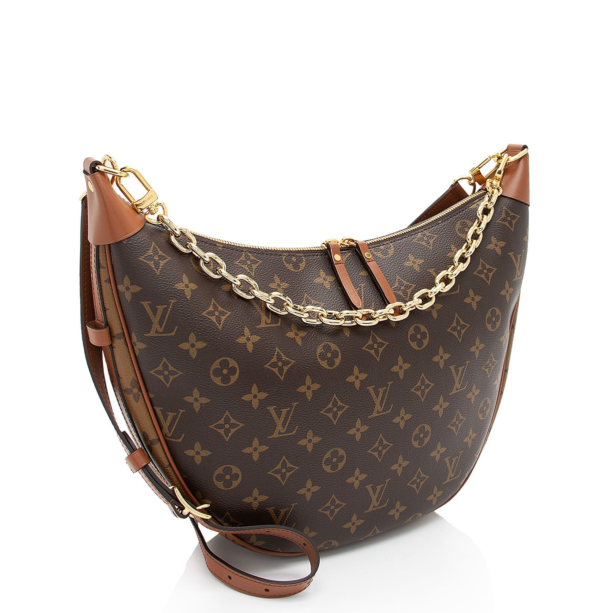 Louis Vuitton Monogram Canvas Loop Hobo (SHF-wexBck)