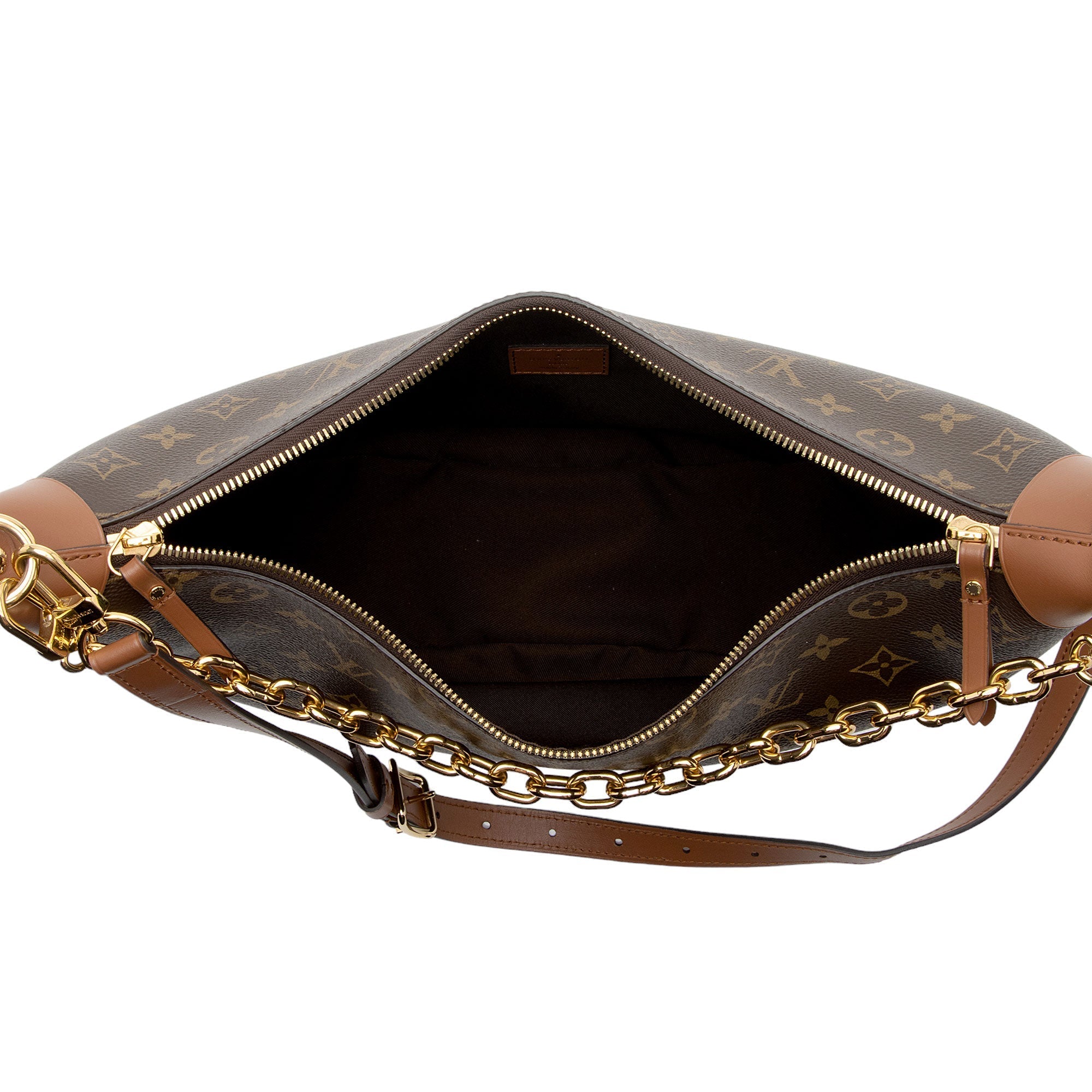 Louis Vuitton Monogram Canvas Loop Hobo (SHF-R02ZNT)