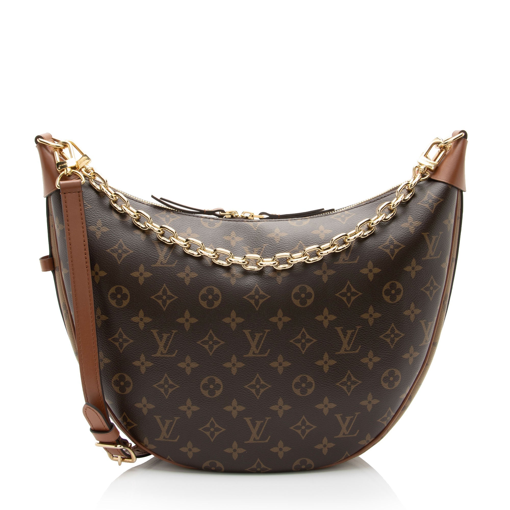 Louis Vuitton Monogram Canvas Loop Hobo (SHF-PKy8bn)