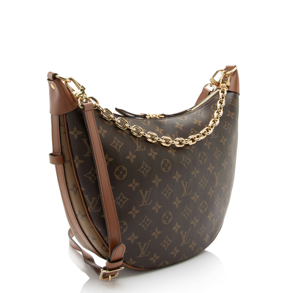 Louis Vuitton Monogram Canvas Loop Hobo (SHF-PKy8bn)