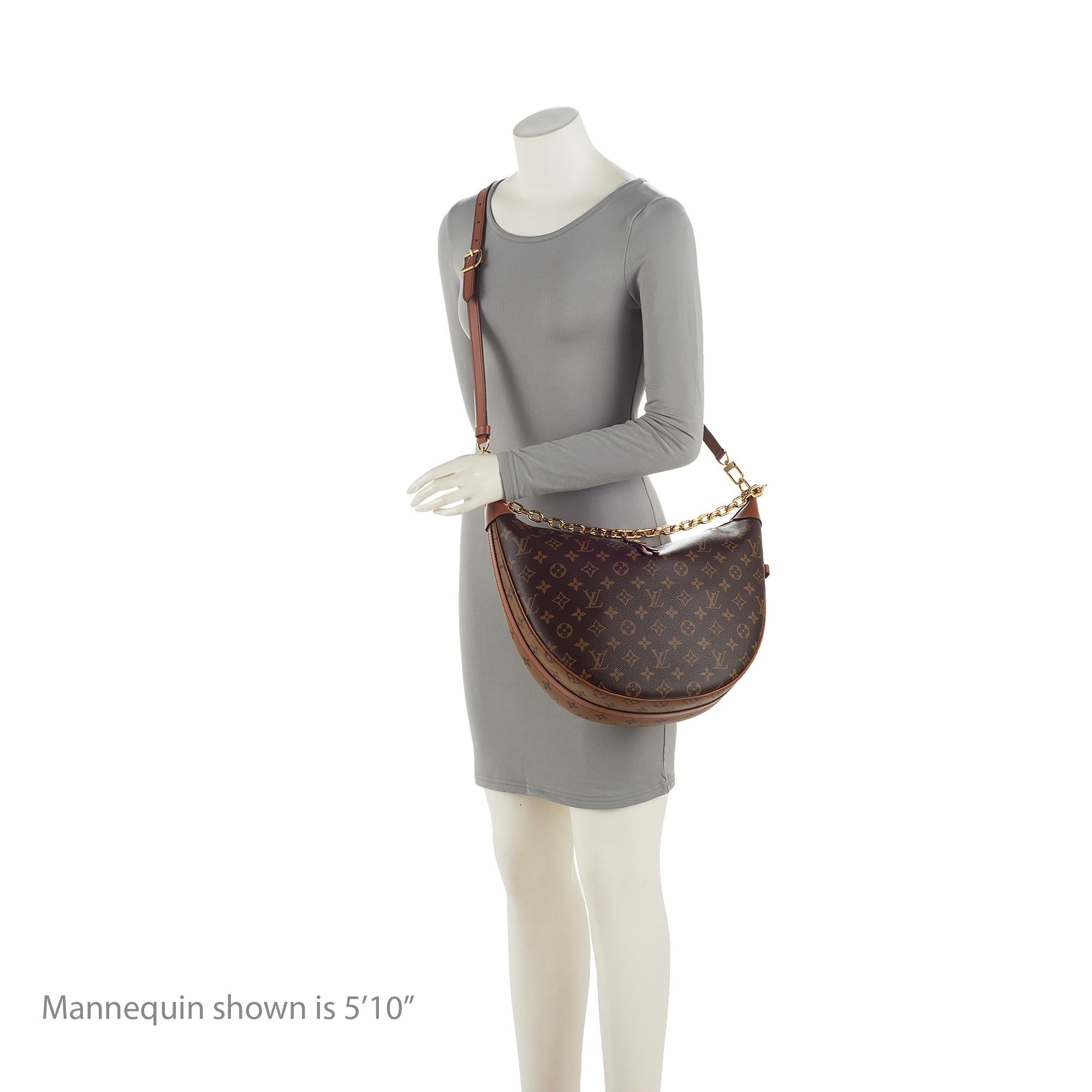 Louis Vuitton Monogram Canvas Loop Hobo (SHF-bIR43v)