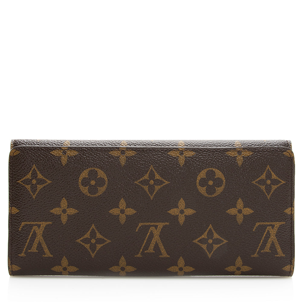 Louis Vuitton Monogram Canvas Louise Wallet (SHF-19478)