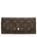 Louis Vuitton Monogram Canvas Louise Wallet (SHF-19478)