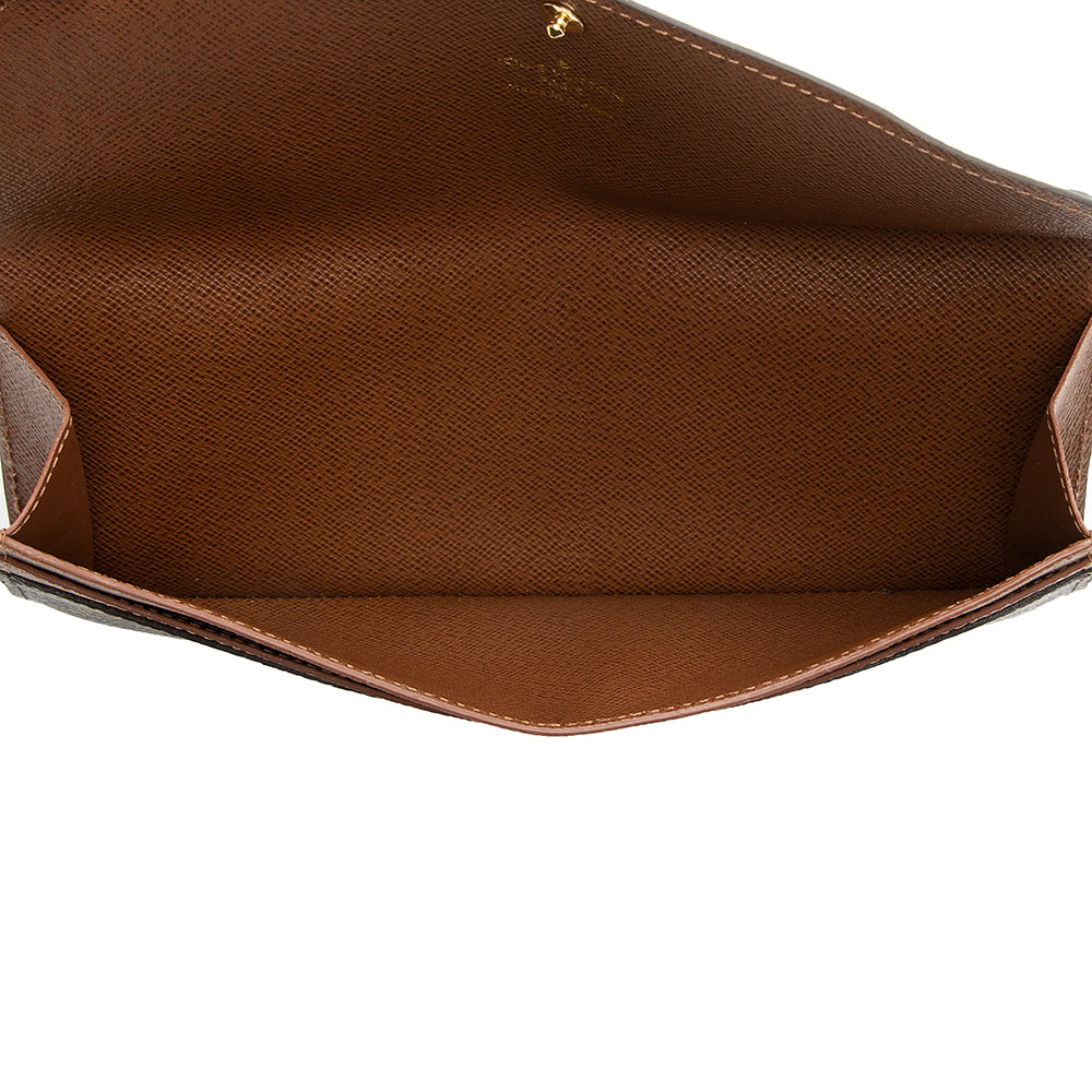 Louis Vuitton Monogram Canvas Louise Wallet (SHF-19478)