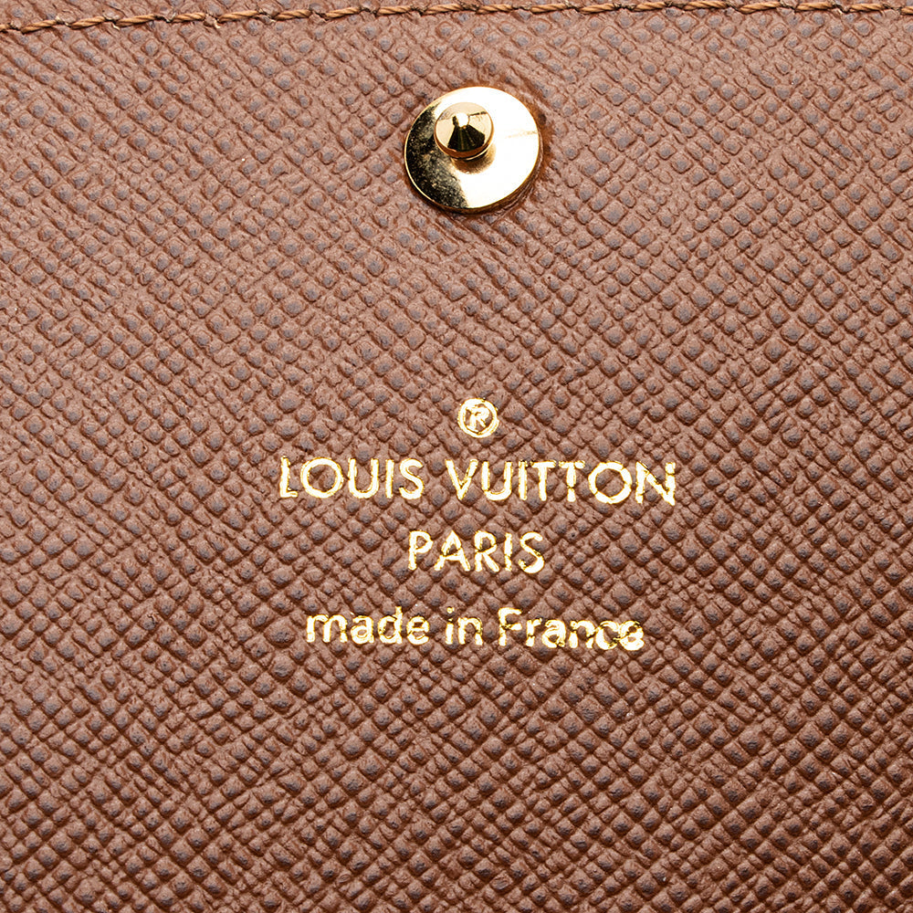 Louis Vuitton Monogram Canvas Louise Wallet (SHF-19478)