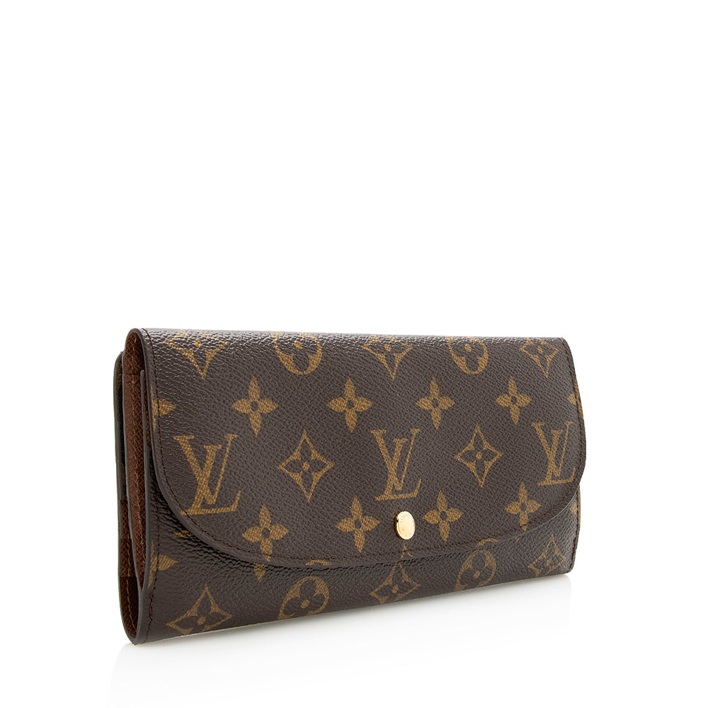 Louis Vuitton Monogram Canvas Louise Wallet (SHF-19478)