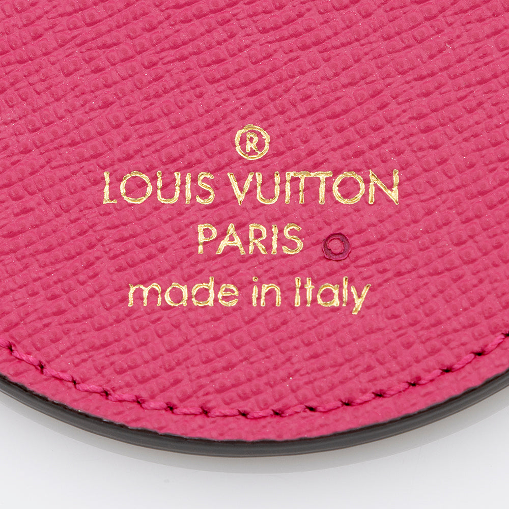 Louis Vuitton Monogram Canvas Love Lock Bag Charm (SHF-17755)