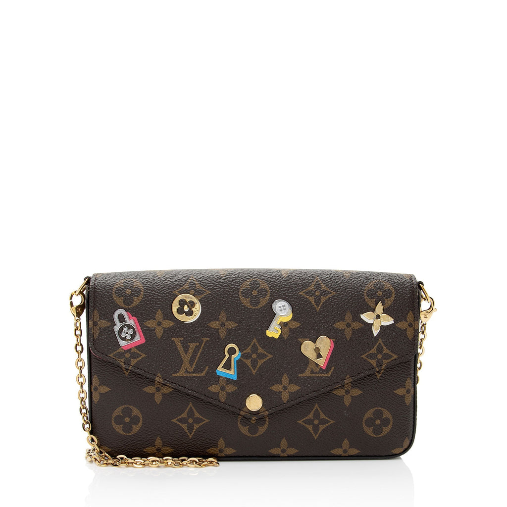 Louis Vuitton Monogram Canvas Love Lock Felicie Pochette
