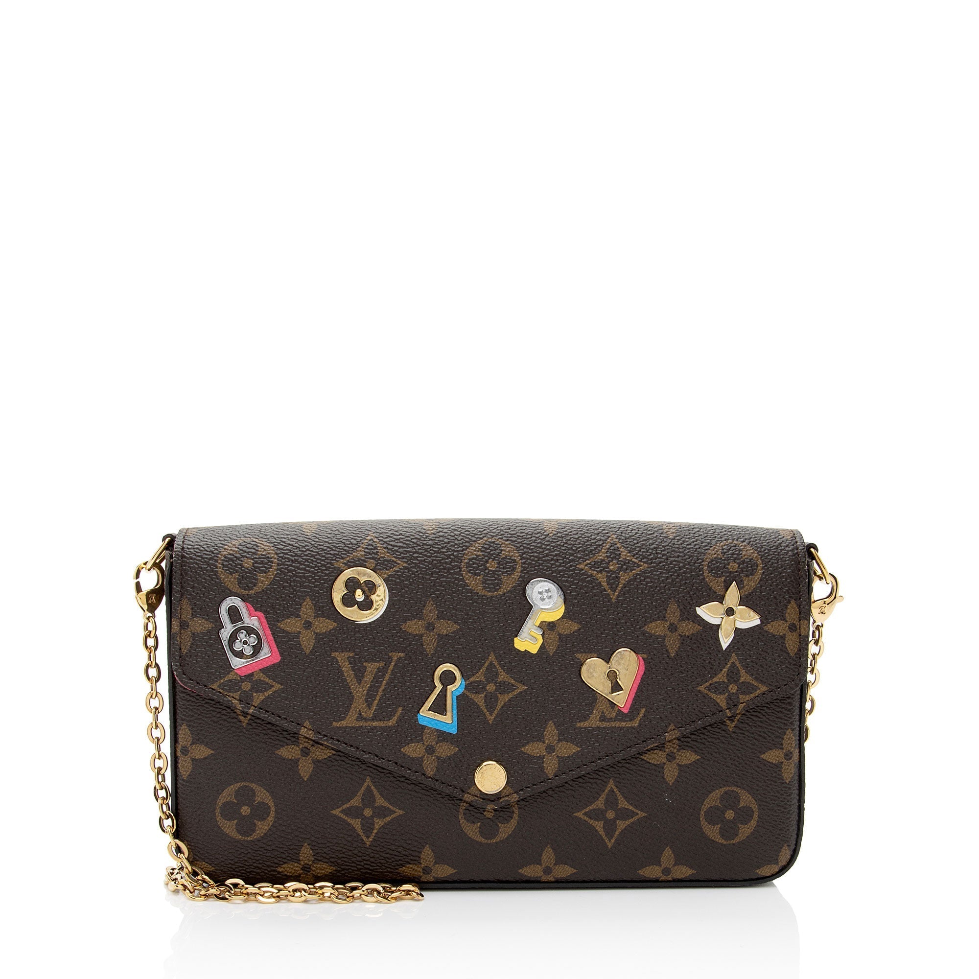 Louis Vuitton Monogram Canvas Love Lock Felicie Pochette