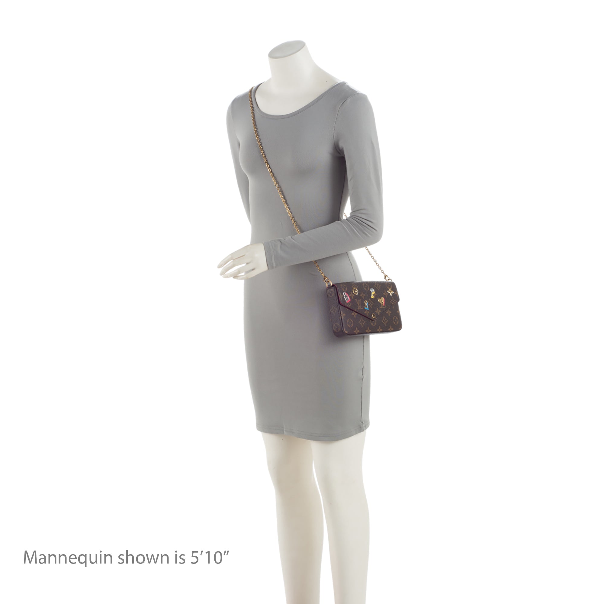 Louis Vuitton Monogram Canvas Love Lock Felicie Pochette