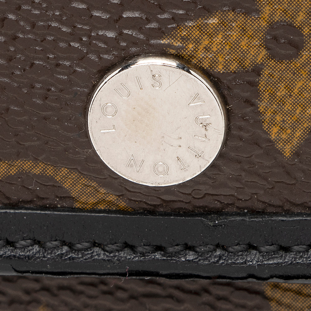 Louis Vuitton Monogram Canvas Macassar Accordeon Wallet (SHF-21679)