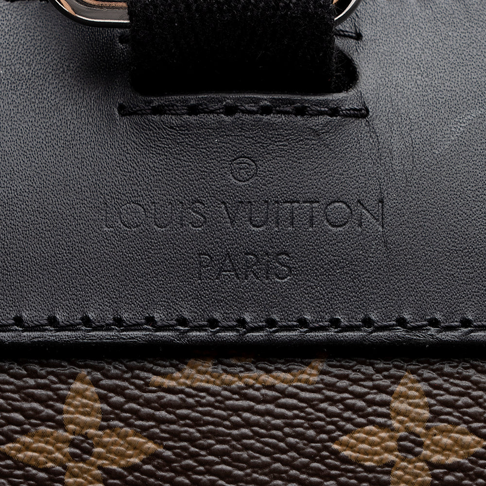Louis Vuitton Monogram Canvas Macassar Christopher PM Backpack (SHF-21370)